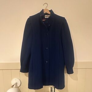 Gallery Deep Blue/Indigio vintage wool jacket‎ 100% wool lined, pockets